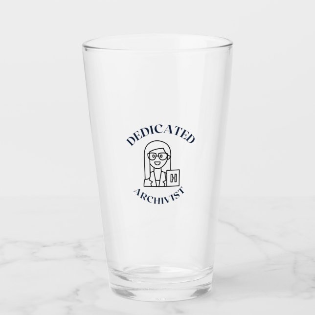 DEDICATED ARCHIVIST GLASS (Front)