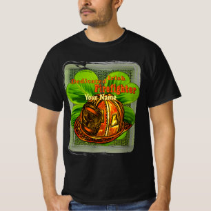 Dedicated Irish  firefighters t-shirt