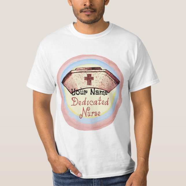 Dedicated nurse cap T-Shirt (Front)