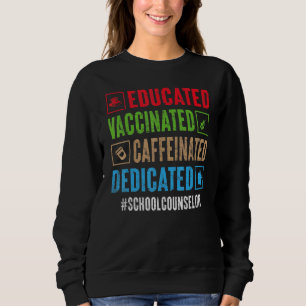 Dedicated School Counsellor Back To School Apparel Sweatshirt