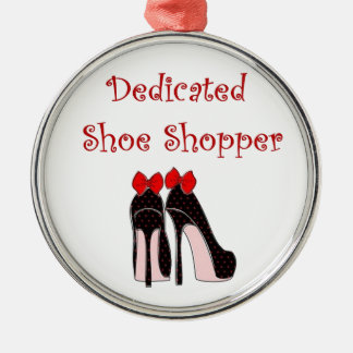 Dedicated Shoe Shopper Metal Tree Decoration