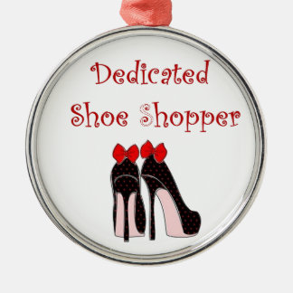 Dedicated Shoe Shopper Metal Tree Decoration