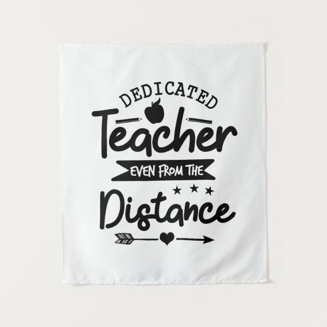 Dedicated Teacher Distance Tapestry (Front)