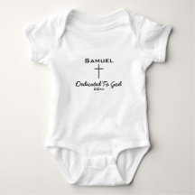 Dedicated to God, Baby Name | Cross 