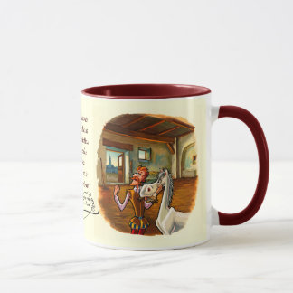 Dedicated to Rocinante, DON QUIXOTE's horse Mug