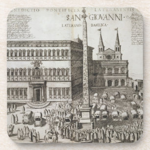 Dedication of the Obelisk in front of the Basilica Coaster