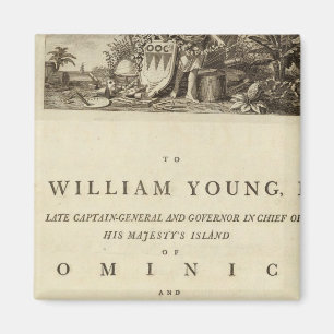 Dedication page to The West India atlas Magnet