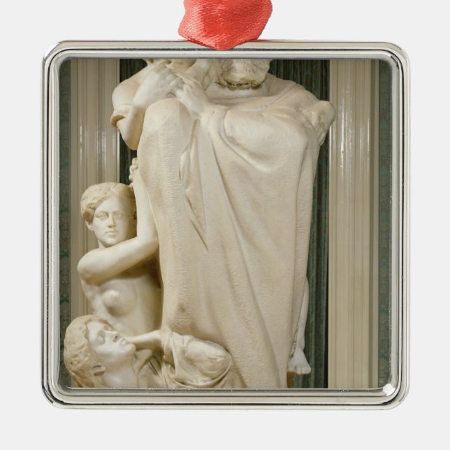 Dedication to Brahms, 1909 Metal Ornament (Front)