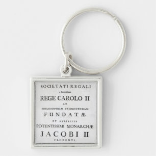 Dedication to the Royal Society Key Ring
