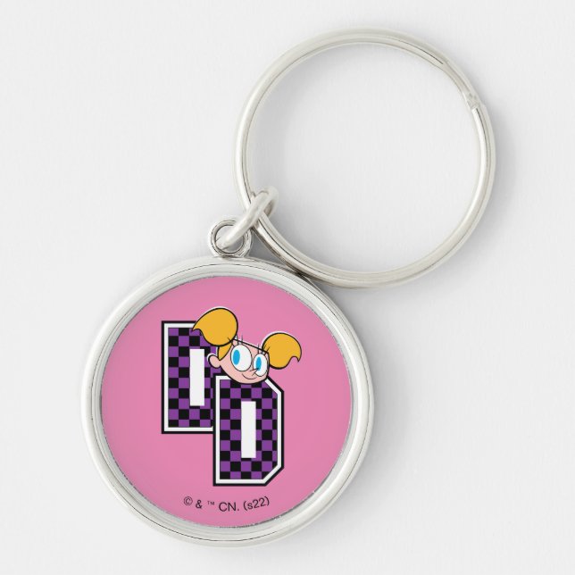 Dee Dee Athletic Letters Graphic Key Ring (Front)