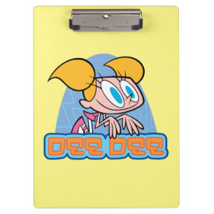 Dee Dee Character Name Graphic Clipboard