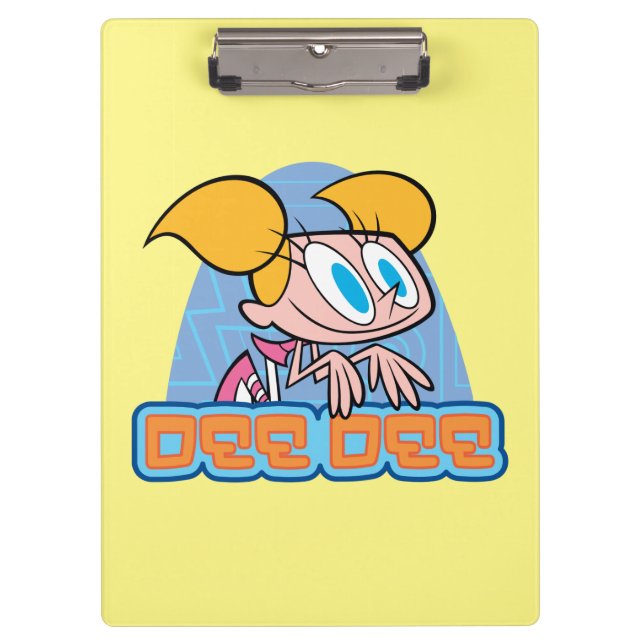 Dee Dee Character Name Graphic Clipboard (Front)