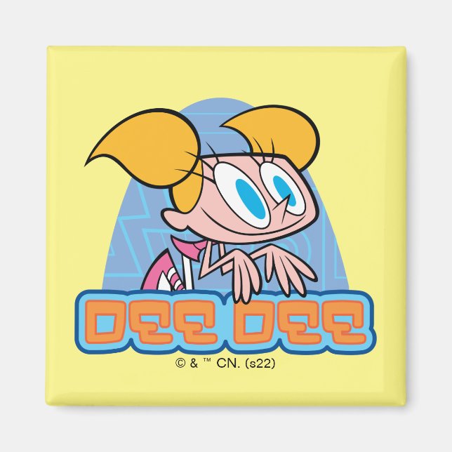 Dee Dee Character Name Graphic Magnet (Front)