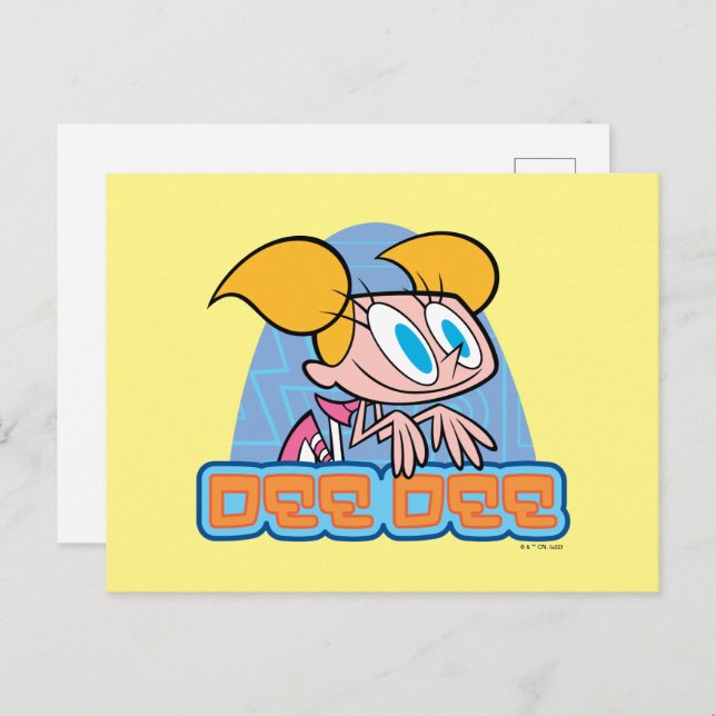 Dee Dee Character Name Graphic Postcard (Front/Back)