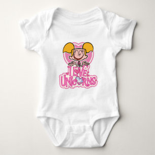 Dee Dee - I Love Unicorns Baby Bodysuit