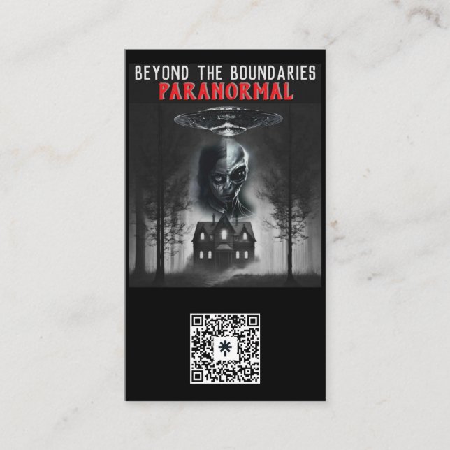 DEE- Paranormal Business Cards (Front)