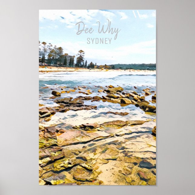 Dee Why Northern beaches sydney Poster (Front)
