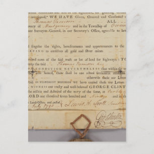 Deed, New York Postcard