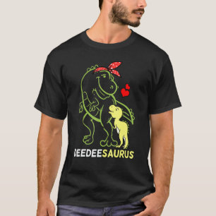 Deedeesaurus Deedee Tyrannosaurus Dinosaur Baby T-Shirt
