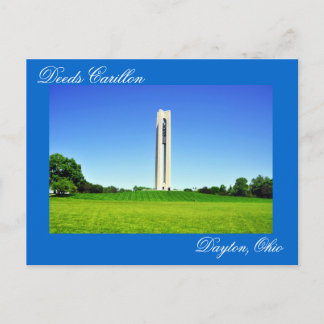 Deeds Carillon, Dayton, Ohio, U.S.A. Postcard
