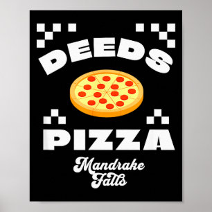 Deeds Zza - Man Falls  Poster