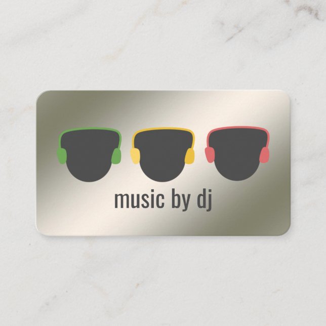 Deejay Business Card (Front)