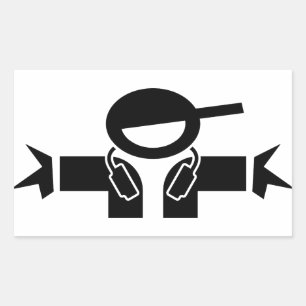 Deejay DJ Rectangular Sticker