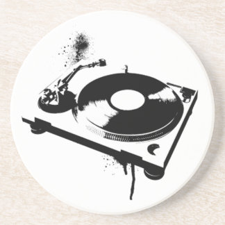 Deejay DJ Turntable Coaster | House music gifts
