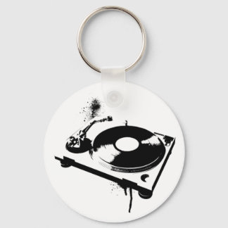Deejay DJ Turntable Keychain | House Music Gifts