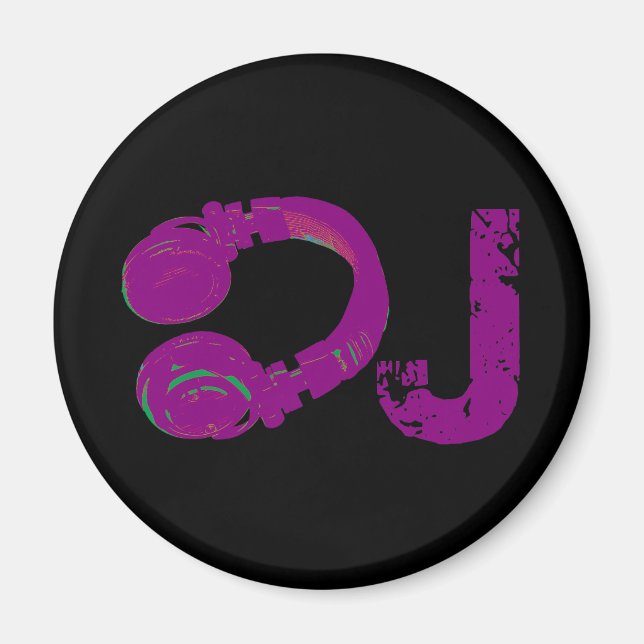 deejay headphone magnet (Front)