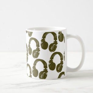 deejays headphone coffee mug