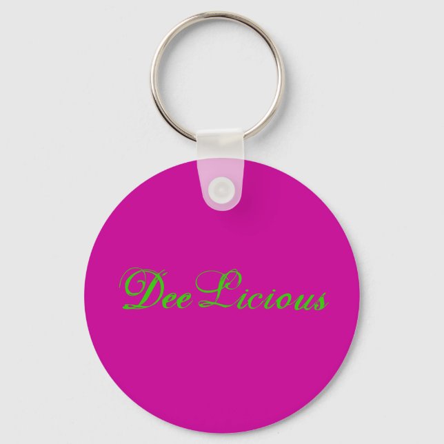 DeeLicious Key Ring (Front)