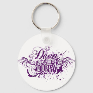 'Deen Over Dunya' Key Ring