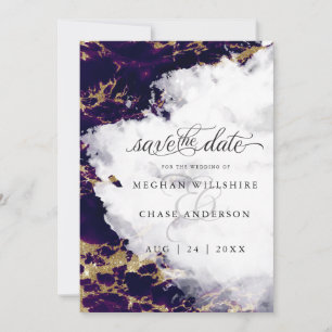 Deep Amethyst Watercolor Geode  BarefootBride™