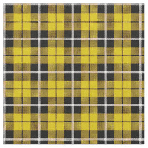 Deep Autumn bright yellow white/black stripe Fabric