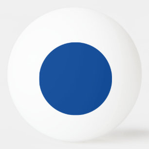Deep Blue #004095, Cool Blue Ping Pong Paddle Ping Pong Ball