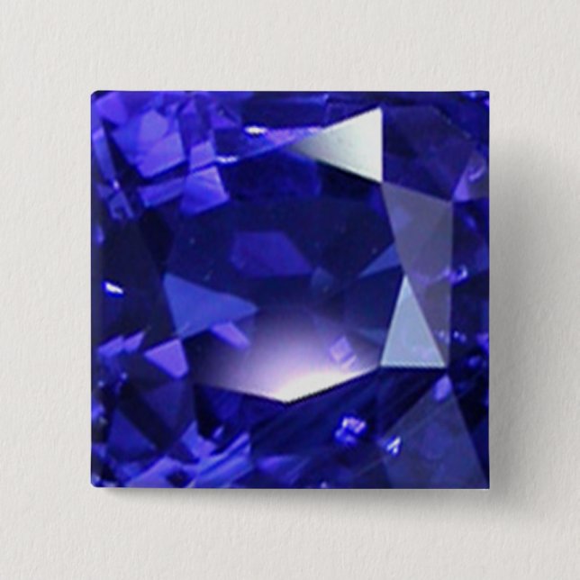 Deep Blue 15 Cm Square Badge (Front)