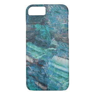 Deep Blue Abstract Marble Pattern iPhone 8/7 Case