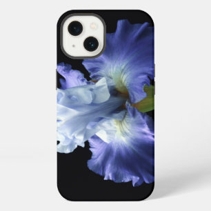 Deep Blue and White Iris iPhone 13 Case