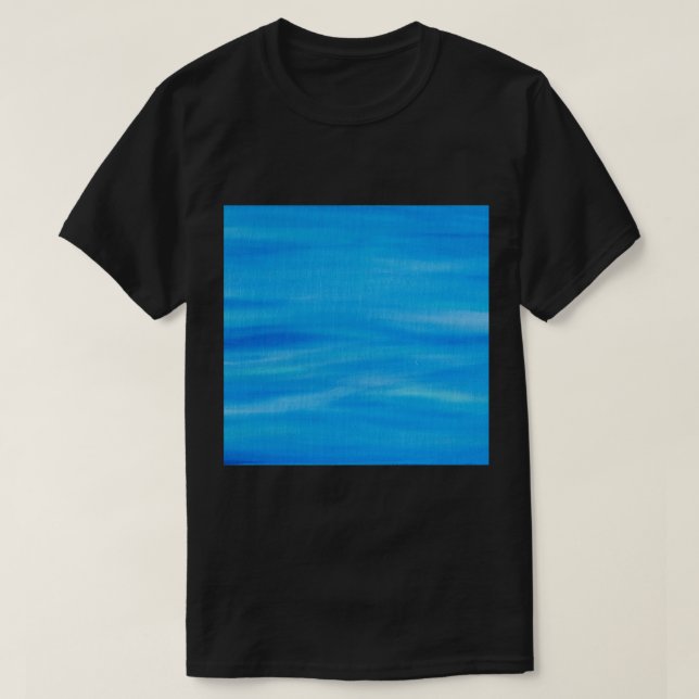 Deep blue calm Isle of WightLong  T-Shirt (Design Front)