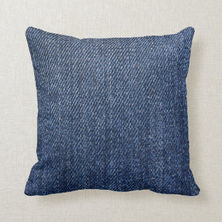 Deep Blue Denim Cushion