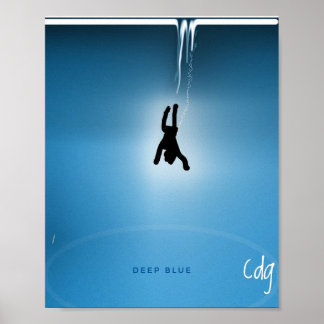 Deep Blue Display Poster