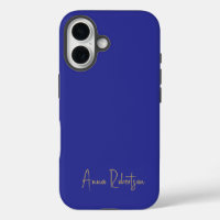 Deep Blue Gold Colours Professional Calligraphy