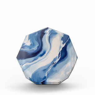 Deep Blue Marble Photo Block