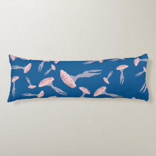 Deep Blue Ocean Jellyfish Pattern Body Cushion