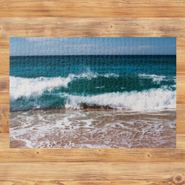 Deep Blue Ocean Waves Jigsaw Puzzle (Creator Uploaded)