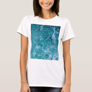 Deep Blue Ocean Waves T-Shirt
