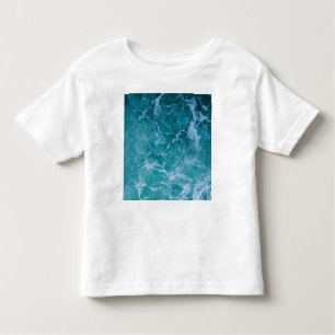 Deep Blue Ocean Waves Toddler T-Shirt