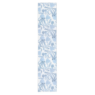 Deep Blue Octo Short Table Runner