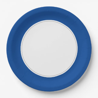 Deep Blue Paper Plates